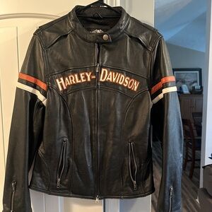 Women’s Harley Davidson leather jacket XL